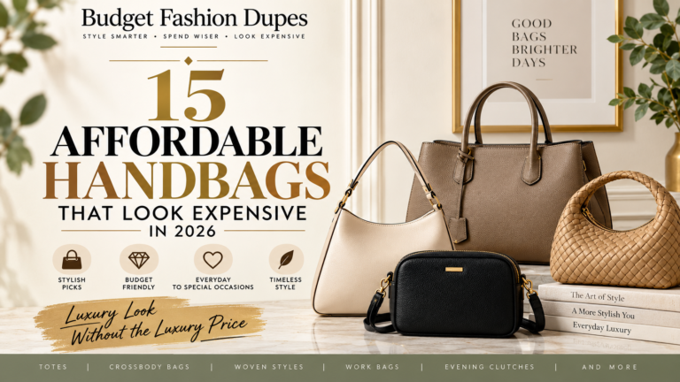 15 affordable handbags that look expensive in 2026